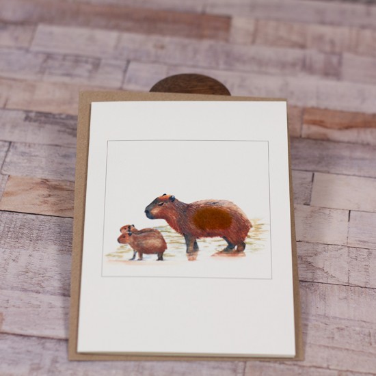 Capybara Card