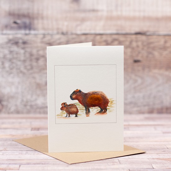Capybara Card