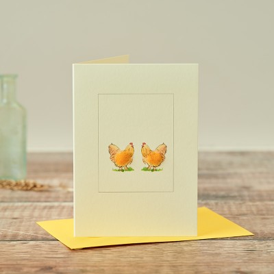 Buff Orpington card