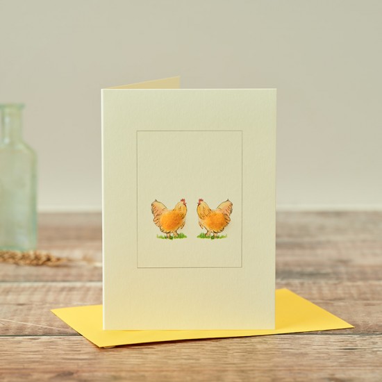 Buff Orpington card