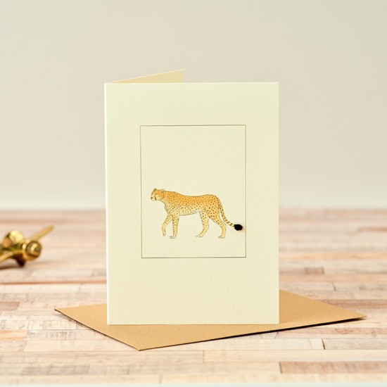 Cheetah Greetings Card