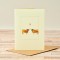 Cows highland in love card