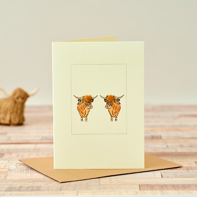 Cows 2 Highland card
