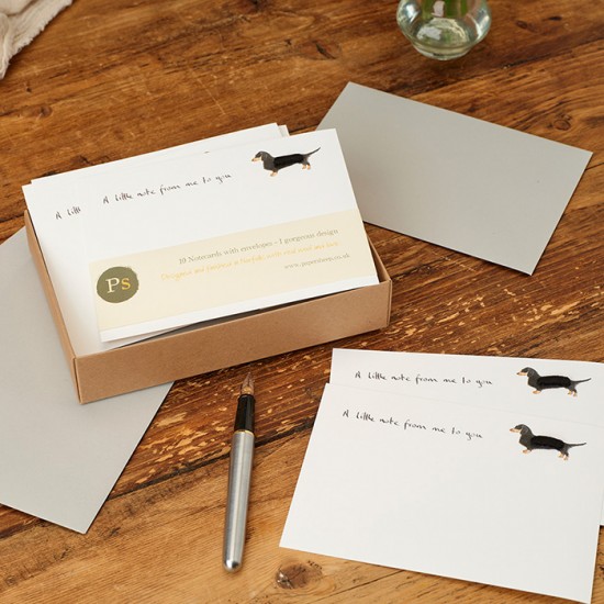 Notecards Daschund 
