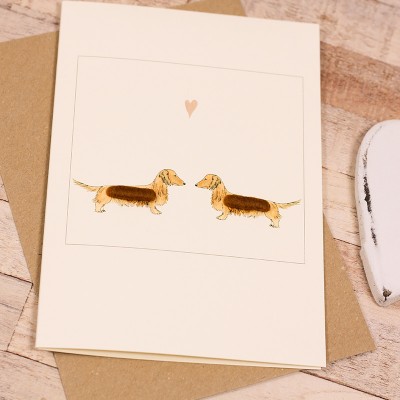 Red Dachshunds in Love Red Dachshunds in Love