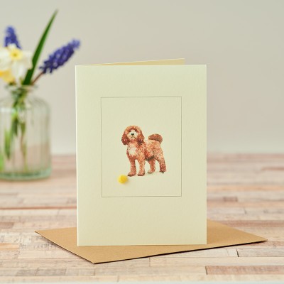 Cockapoo card Cockapoo card
