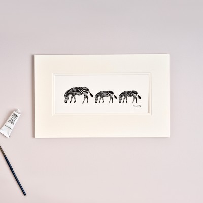 E18C10 - Zebras print