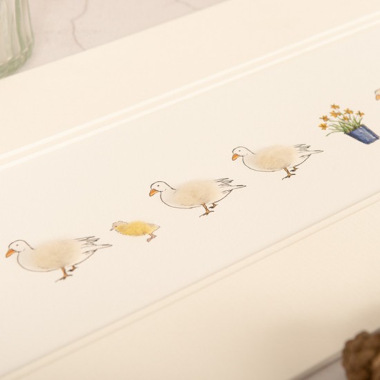 Long Row Of Ducks print