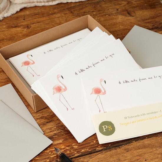 Notecards Flamingo 