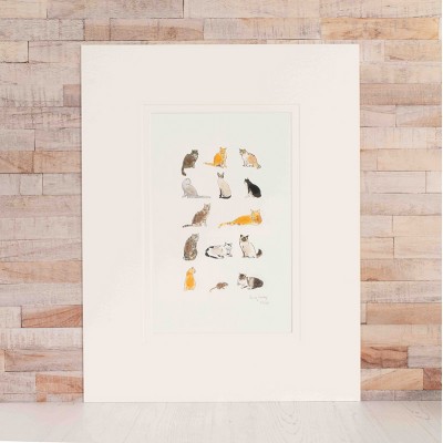 Limited Edition Print Of Cats print