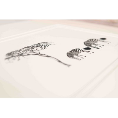 Limited Edition Of Zebras print