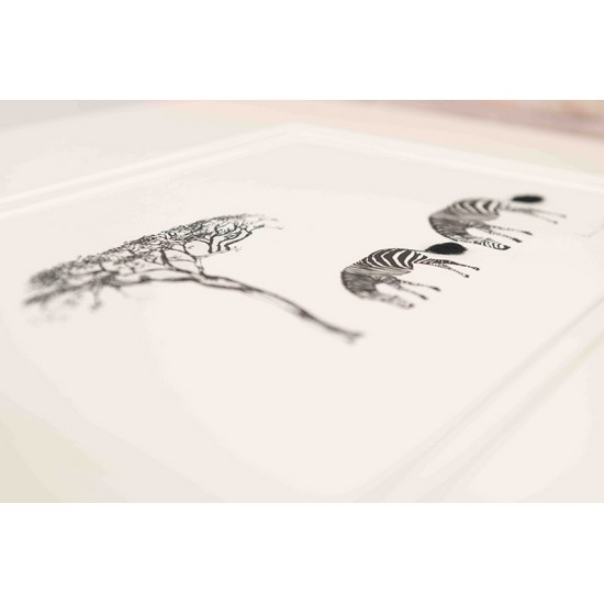Limited Edition Of Zebras print