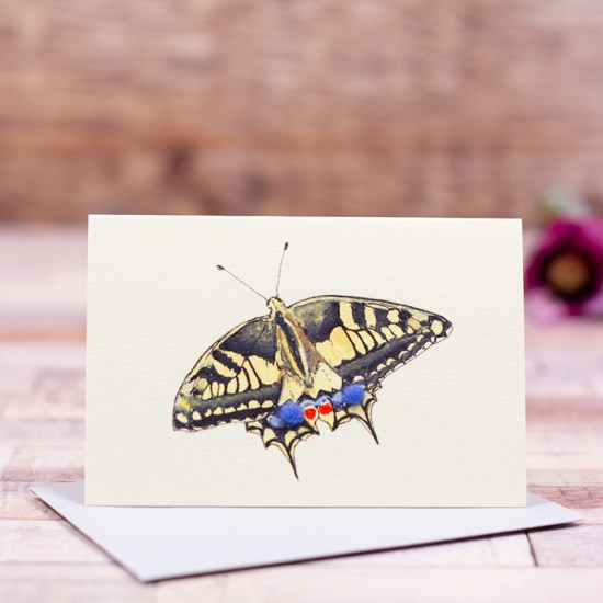 Mini Swallowtail Butterfly card