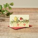Mini Robin on mantelpiece card Mini Robin on mantelpiece card