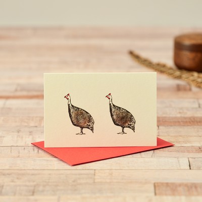 Mini Guinea Fowl card