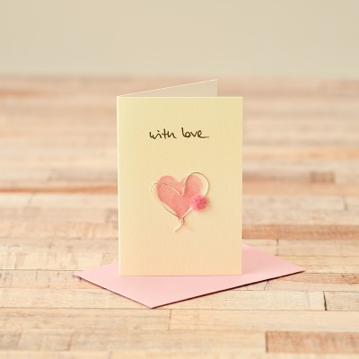 Mini Heart with love card
