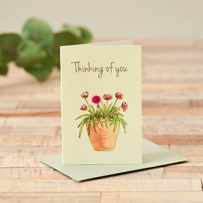 Mini Tulips 'Thinking of You' card
