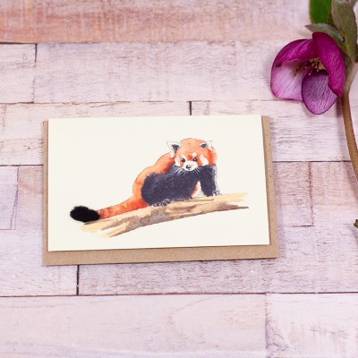 Mini Red Panda card Mini Red Panda card