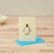 Mini Penguin Macaroni card