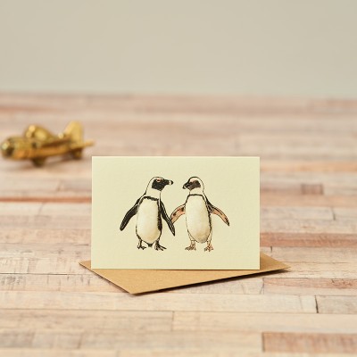 Mini Penguins African card