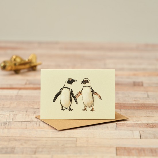 Mini Penguins African card