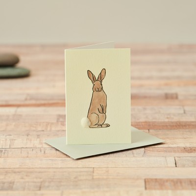 Mini Rabbit brown card