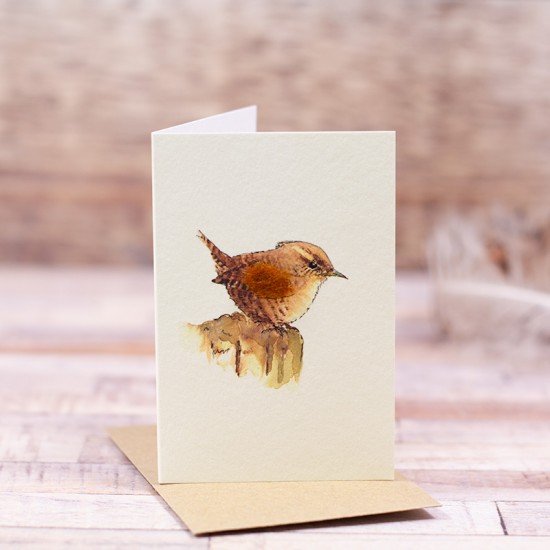 Mini Wren card