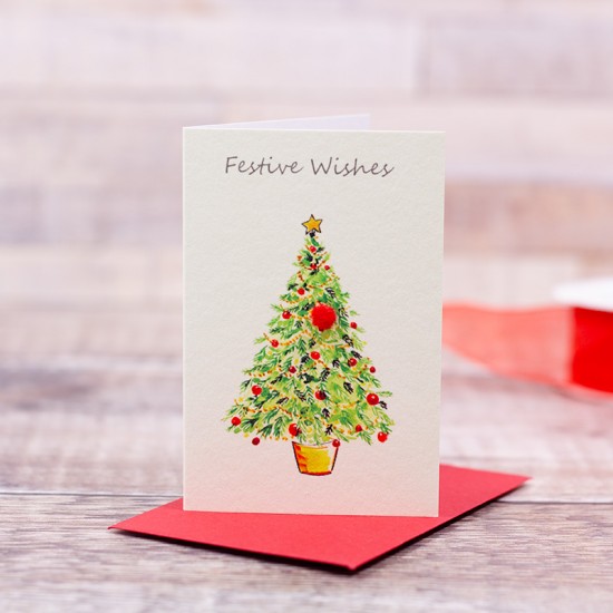 Mini Christmas tree card