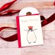 Mini Penguin Christmas card