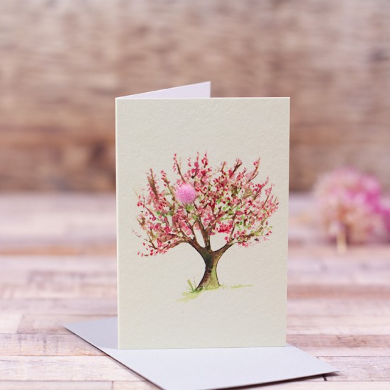 Mini Apple Blossom card