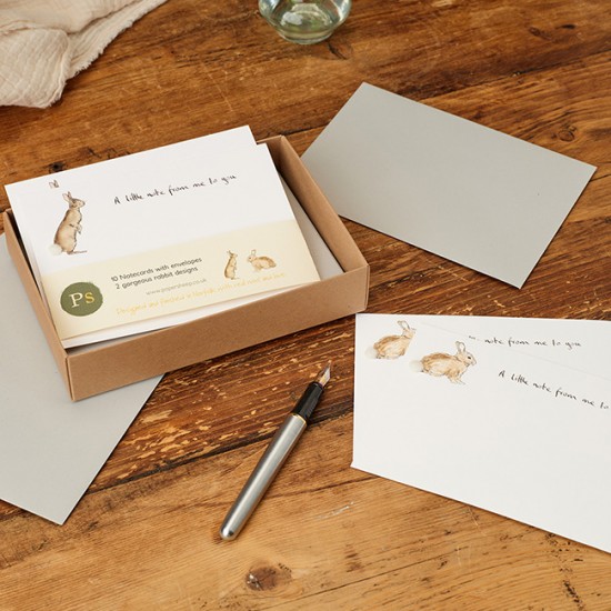 Notecards Rabbits - 2 designs