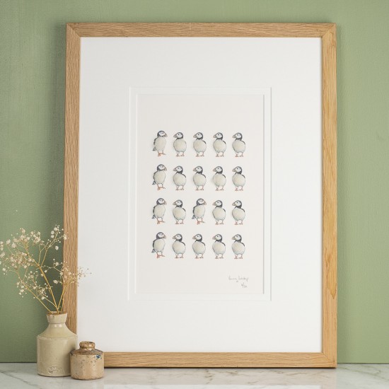 Limited Edition Of 20 Puffins print