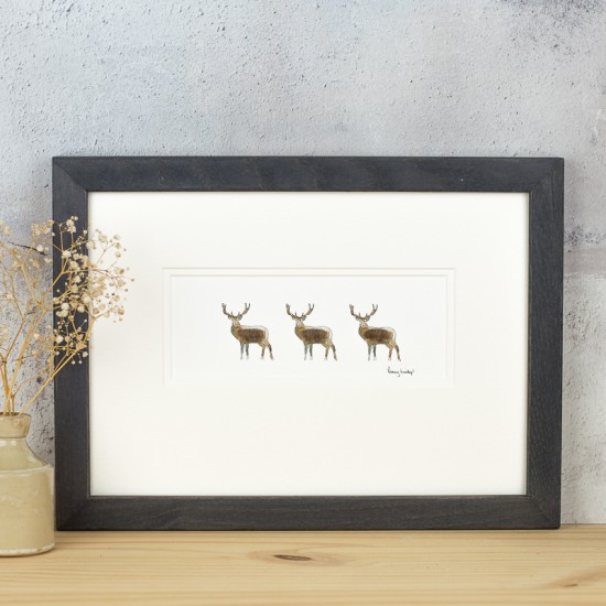 3 Stags print