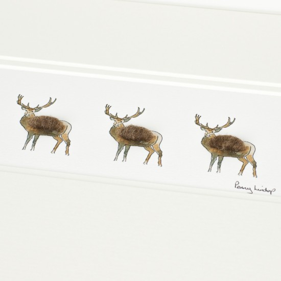 3 Stags print