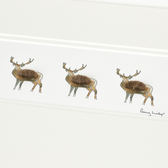 3 Stags print