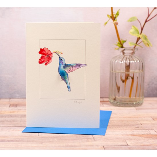 Hummingbird Greetings Card