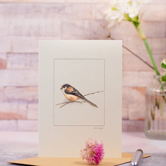 Long Tailed Tit Card