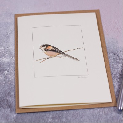 Long Tailed Tit Card Long Tailed Tit Card