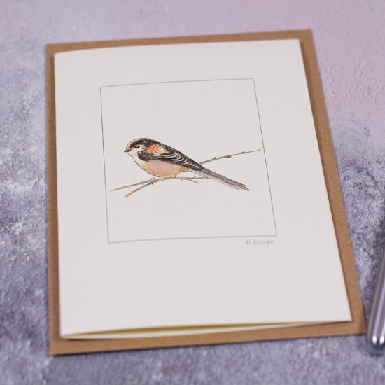 Long Tailed Tit Card