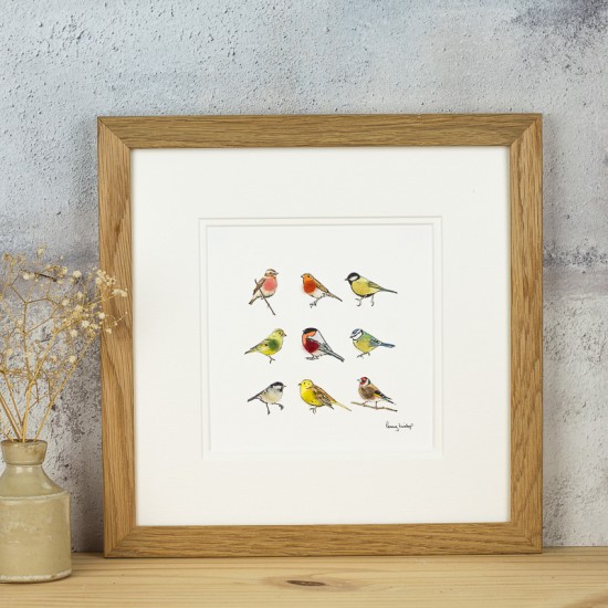 Birds garden print