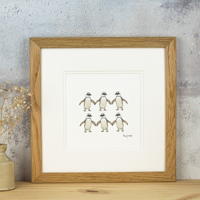 Jackass penguins print