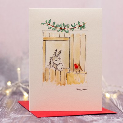 Donkey & Robin Christmas Card Donkey & Robin Christmas Card