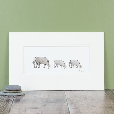E18B10 - Elephants print