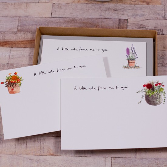 Notecards Flowers - 5 designs