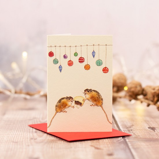 Mini Christmas Mice card