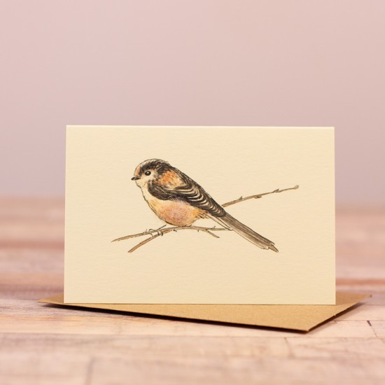 Mini Long-Tailed Tit card