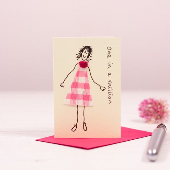 Mini Powder Puff girl one in a million card