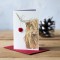 Mini Highland Cow with Bauble Gift Card Mini Highland Cow with Bauble Gift Card