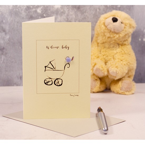 New Baby Pram Card