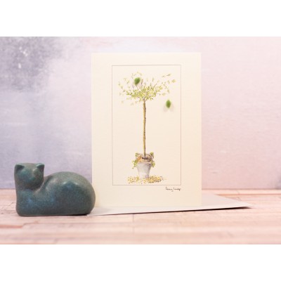 Willow in a Pot card Willow in a Pot card